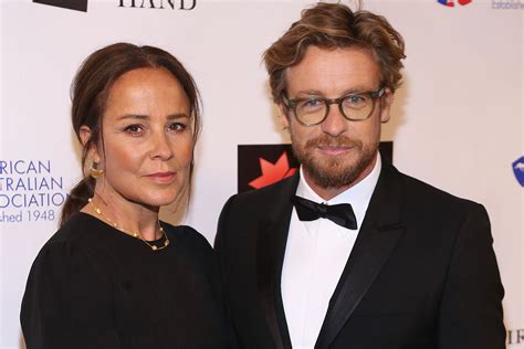 simon baker's wife